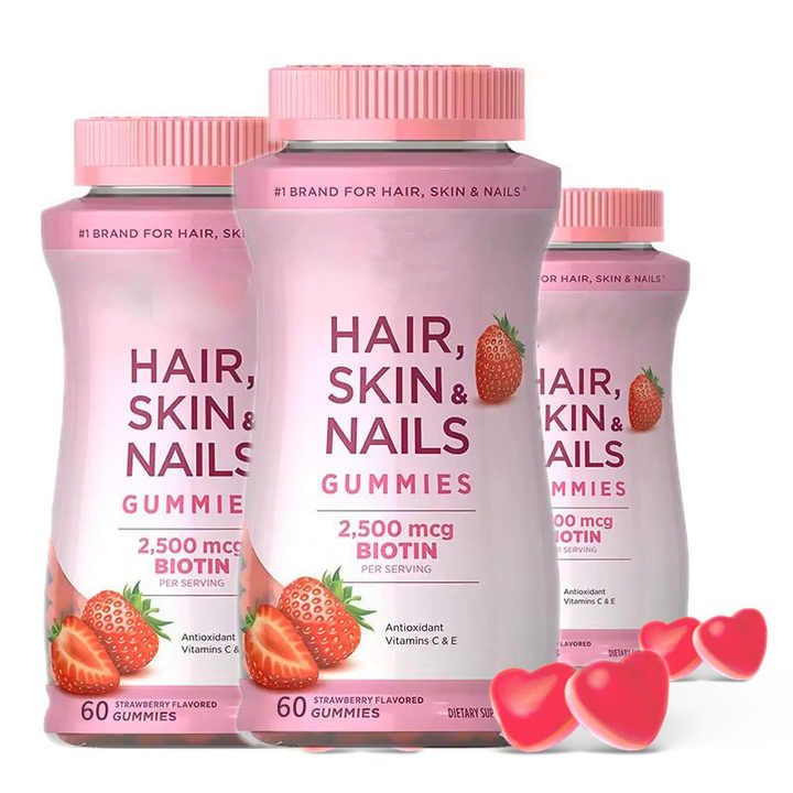 Hair, Skin & Nails Gummies  (60 Gummies)